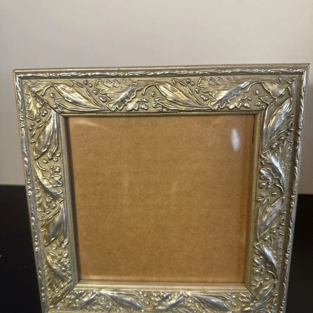 Martin Aborn Gilded‎ Ornate Handcrafted Wood Italy Picture Frame For 5x5 Photo